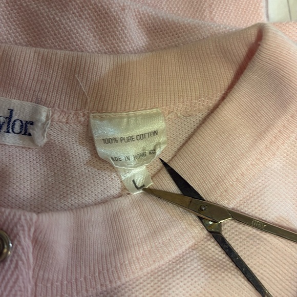 Vintage Ann Taylor Soft Pink Crop style Top - Picture 7 of 10